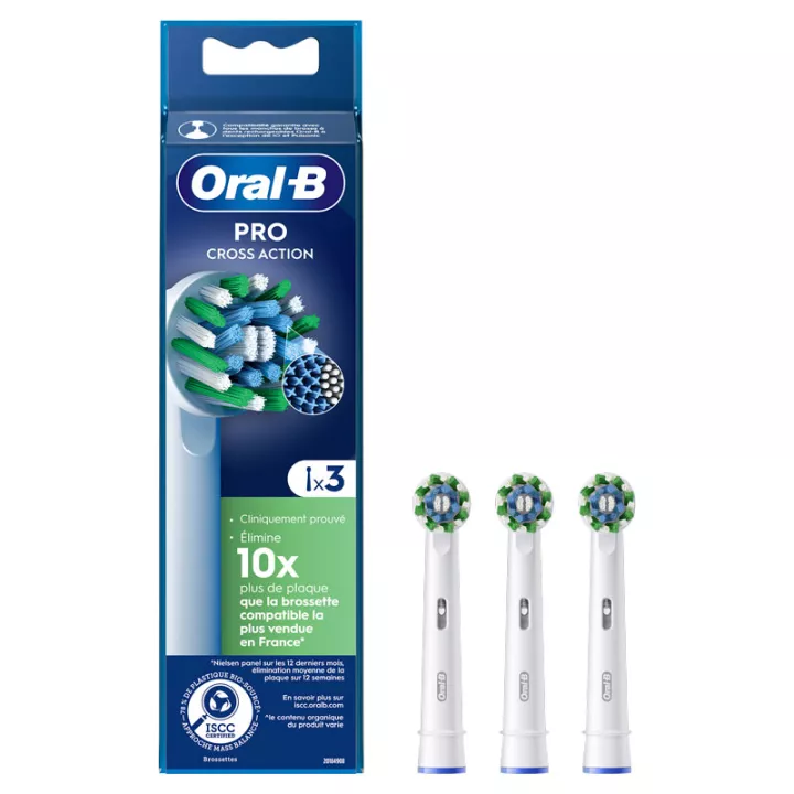 Oral-B Pro Cross Action Set di 3 spazzolini