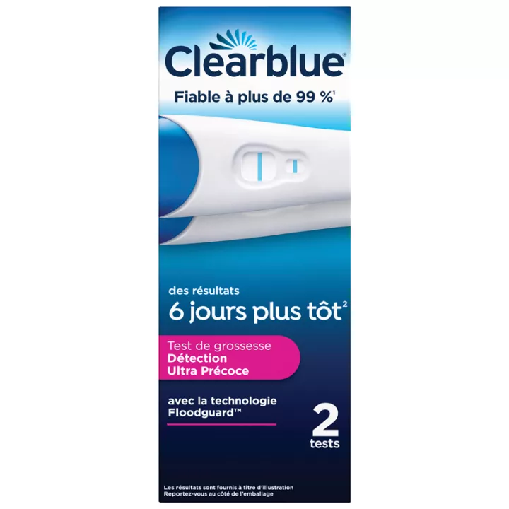 Teste de gravidez de deteção precoce Clearblue Ultra