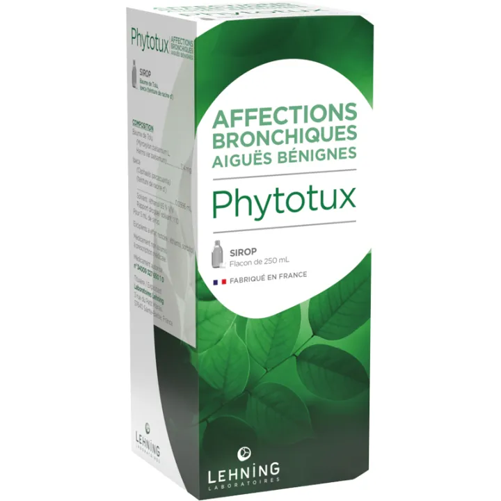 Phytotux Lehning Sciroppo per le affezioni bronchiali 250 ml