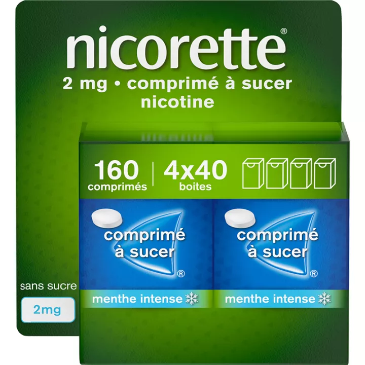 Nicorette Lutschtabletten 2 mg Mint Intensiv 