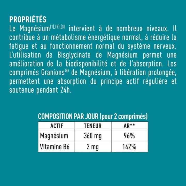 Magnesium-Bisglycinat 360 mg Granions Tabletten