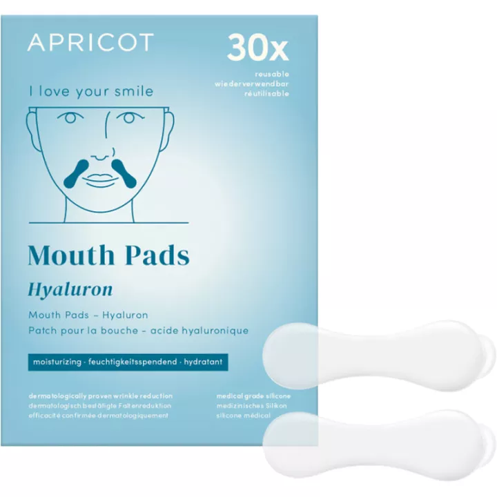 Apricot Mundkontur-Patch Wiederverwendbar Silikon & Hyaluronsäure 