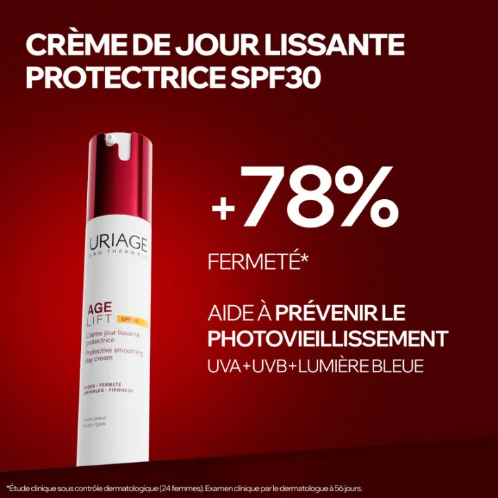 Uriage Age Lift Creme de Dia Suavizante e Protetor FPS 30 40 ml 