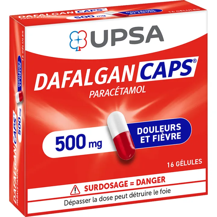 Dafalgan Caps Paracetamol 500MG 16 capsule
