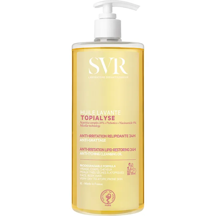 SVR Topialyse Relipidizing Anti-Itch Cleansing Oil