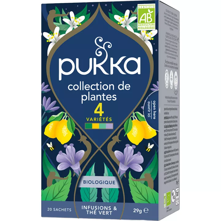 Pukka Tisane Collection de Plantes 4 Variétés 20 sachets