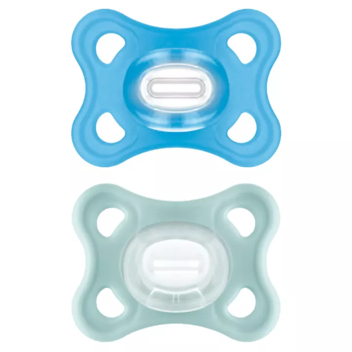 Ciuccio MAM Comfort 0 + M silicone + scatola di sterilizzazione