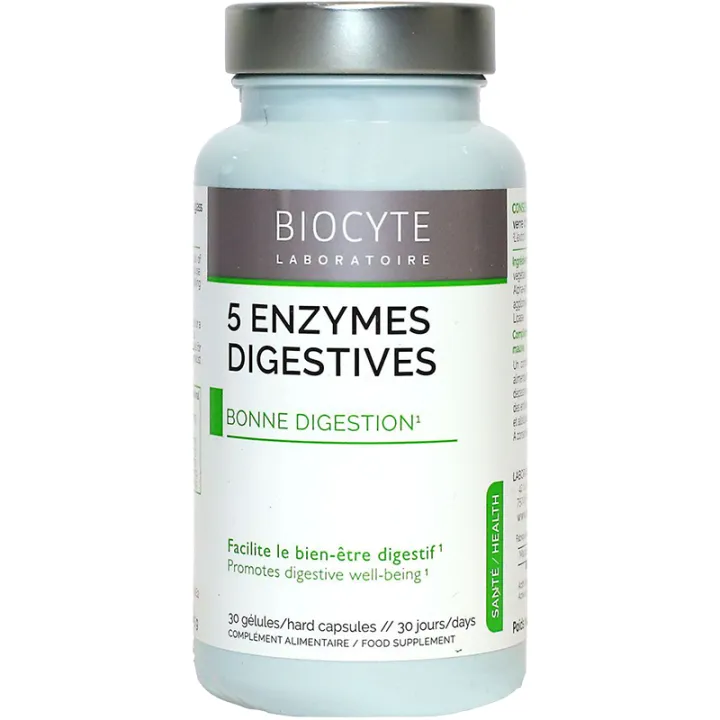 Biocyte 5 Verdauungsenzyme 30 Kapseln