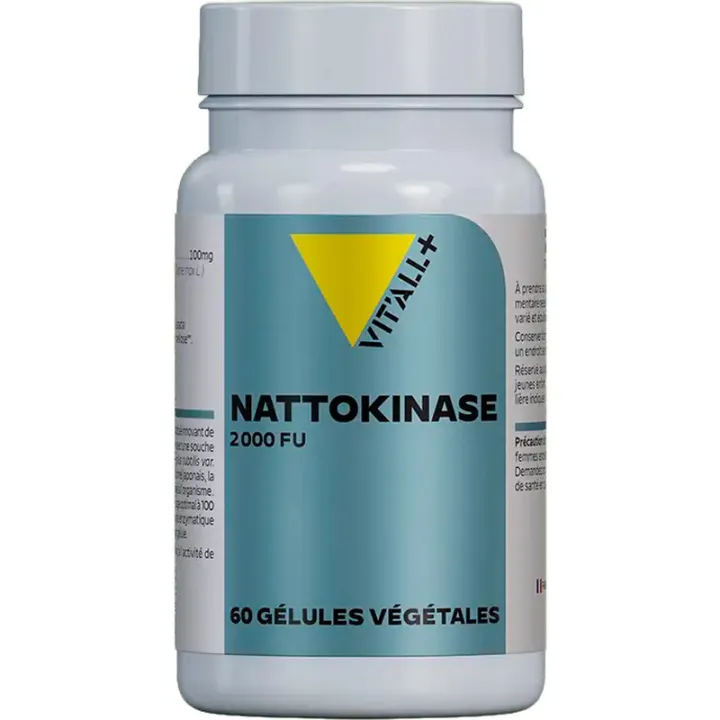 Vitall+ Nattokinase 100 mg 2000 FU 60 pflanzliche Kapseln