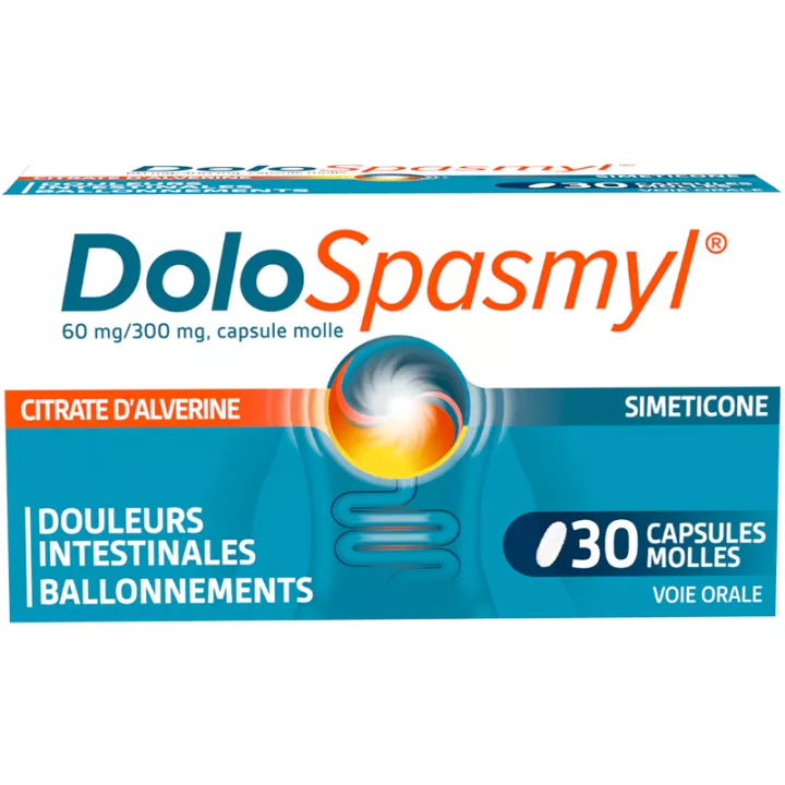DoloSpasmyl Alverine Simeticone Spijsverteringspijn 30 capsules