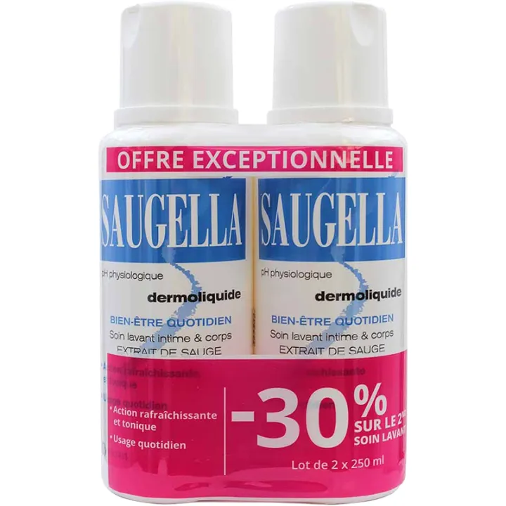 Saugella Dermoliquide Tägliches Wohlbefinden Waschpflege