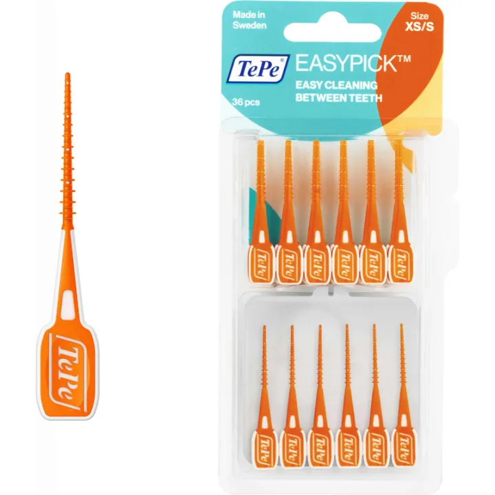 TePe EasyPick silicone toothpicks x36