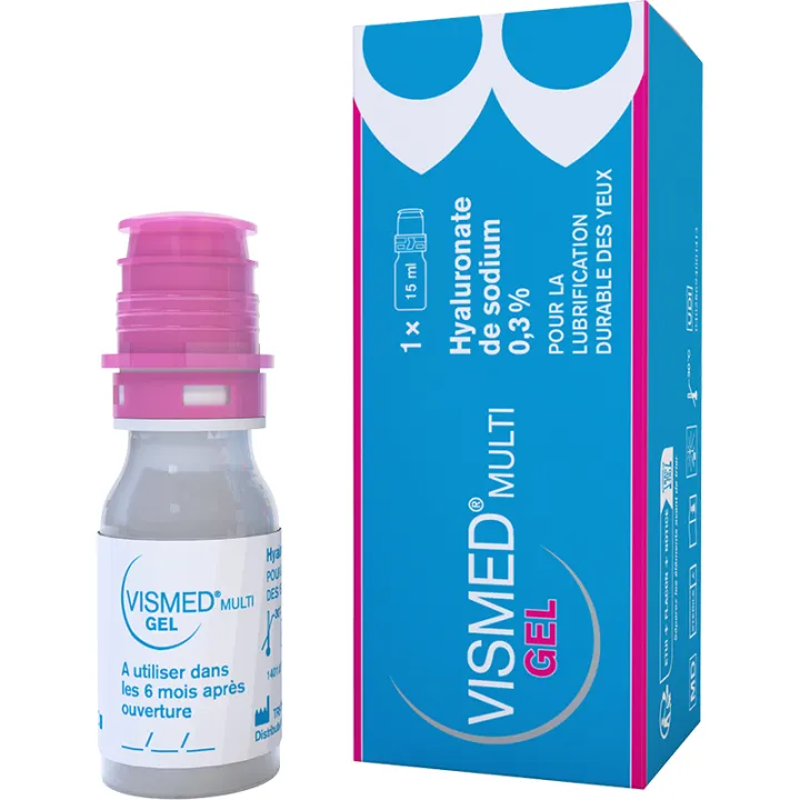 Vismed Gel Mutli Sécheresse Oculaire 15ml Horus Pharma 