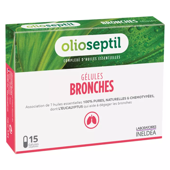 Olioseptil bronchi 15 capsules Ineldea