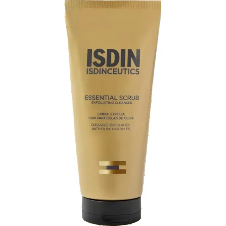 ISDIN Essential Scrub, gel esfoliante detergente, 100 g