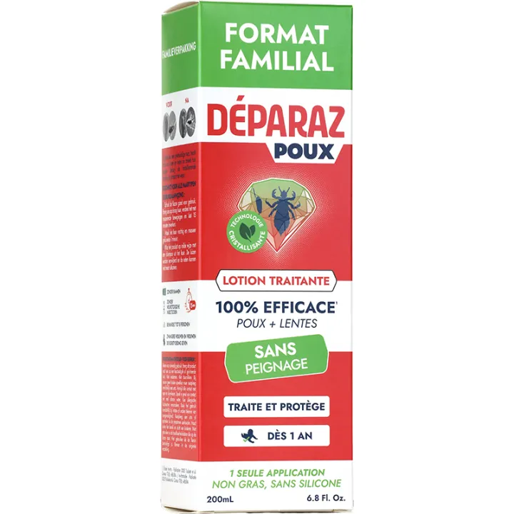 Déparaz Lice Treatment Lotion for Lice and Nits