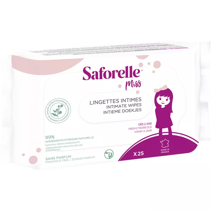 Saforelle Miss Salviette intime x25