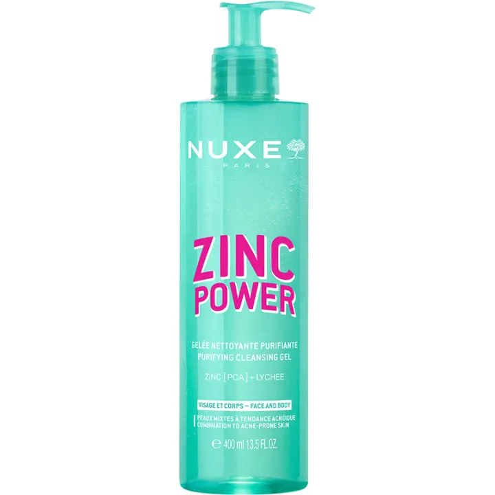 Nuxe Zinc Power Gel detergente purificante
