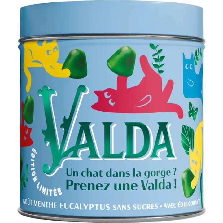 Valda suikervrije kauwgom voor keelverzachting