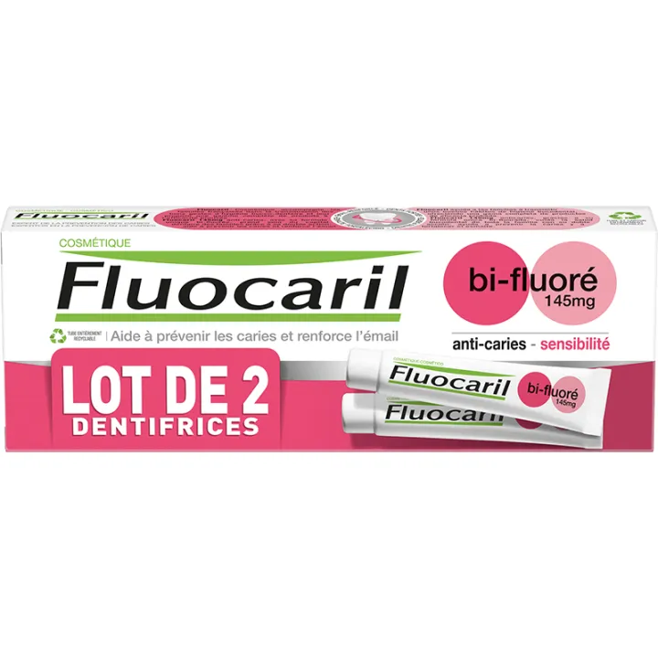 Fluocaril Bi-Fluoré 145 mg Pâte Dentifrice Dents Sensibles 75 ml