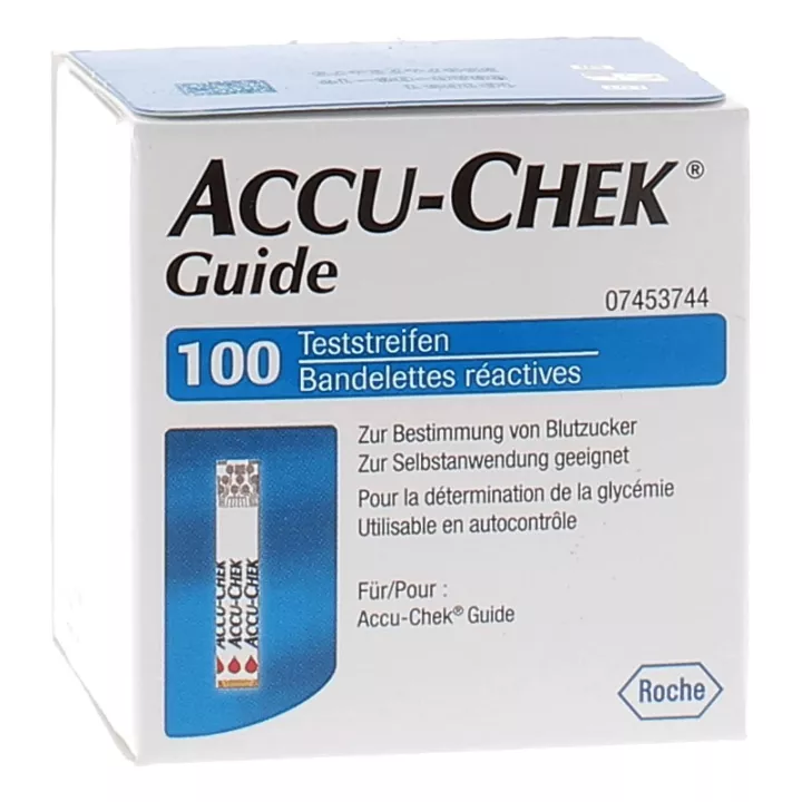 Guía Accu-Chek 100 tiras