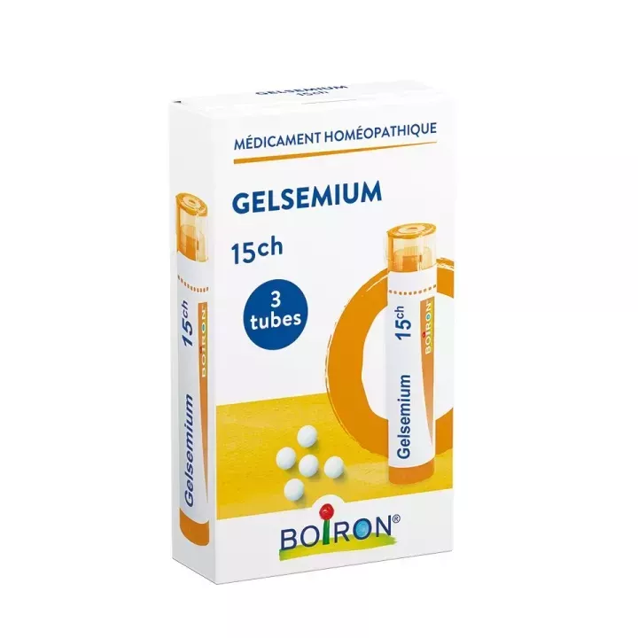 Gelsemium 15CH Boiron - 3 tubi di granuli