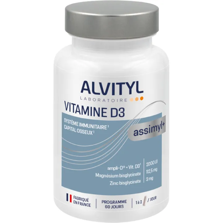 Alvityl Assimyl + Vitamine D3 60 capsules