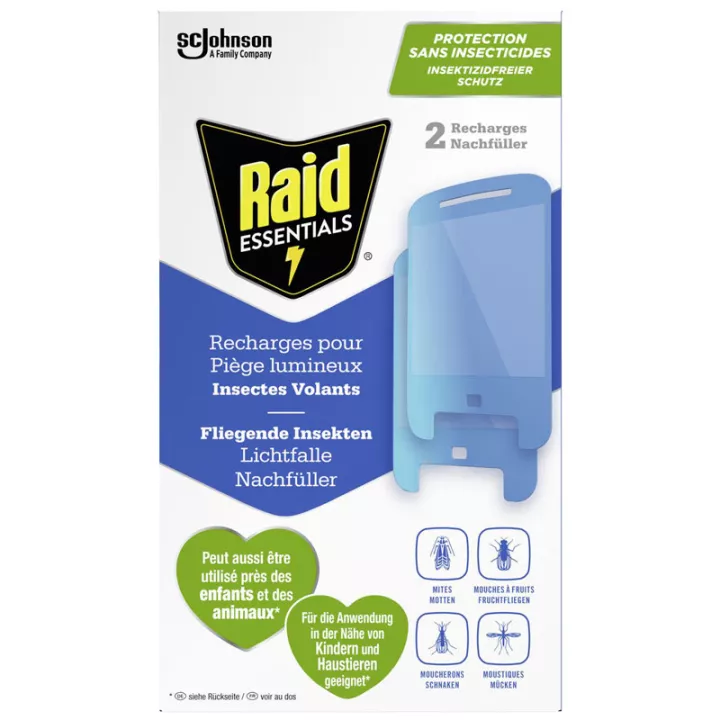 Raid Refills Light Trap Flying Insects