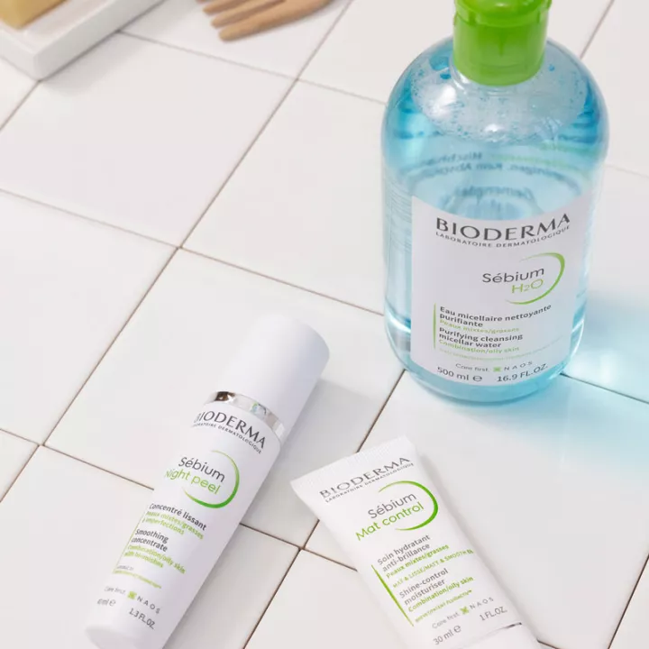 Bioderma Sebium Nacht Peel Gladmakend Concentraat 40 ml