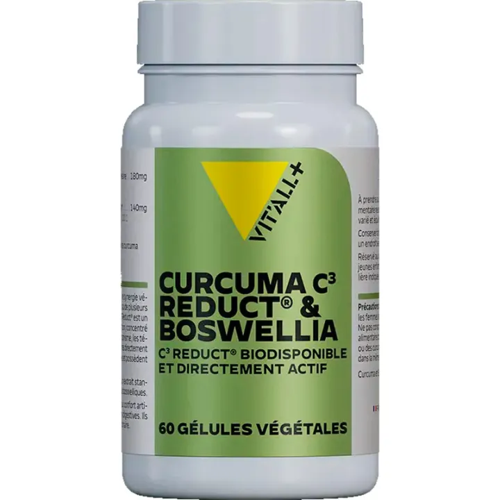 Vitall+ Curcuma C3 Reduct et Boswellia Gélules Végétales