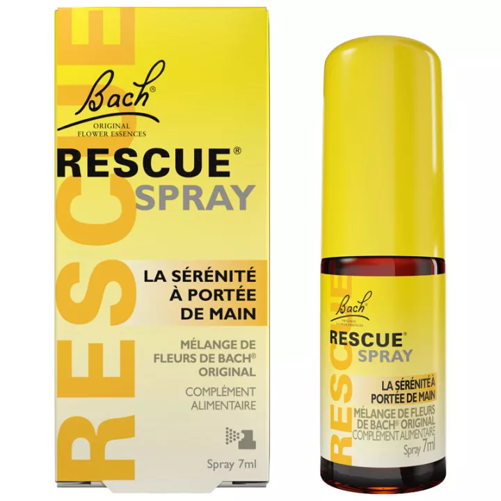 Bach comodidades flor RESCATE spray y tranquiliza