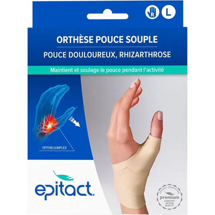 Ortesis blanda para pulgar por rizartrosis Epitact