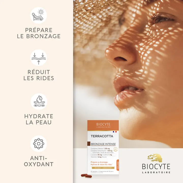 Biocyte Solaire Terracotta «Интенсивный загар», 60 капсул