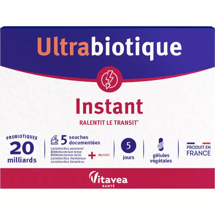 Ultrabiotique Diarrea aguda instantánea 10 cápsulas