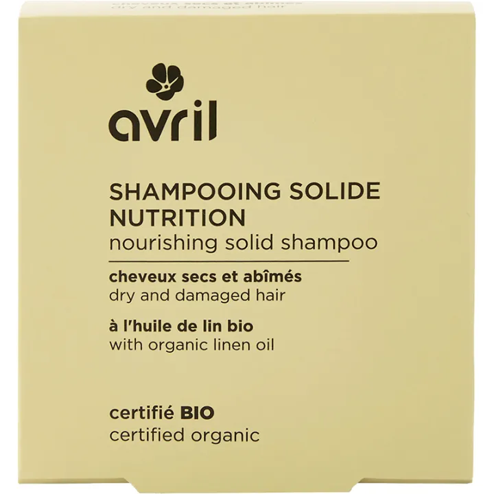 Avril Shampoo Solide Bio Trockenes und geschädigtes Haar 60 g