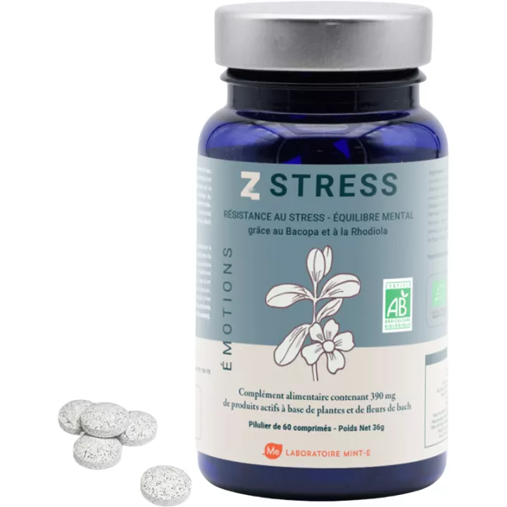 Z-Stress déstressant naturel Bio 60 gélules