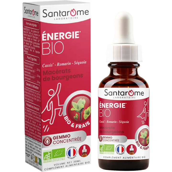 Santarome Organic Energy Gemmotherapy Complex 30ml