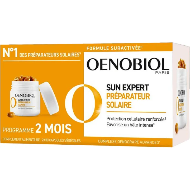Oenobiol Sun Expert Préparateur Solaire Peau Normale Capsules 