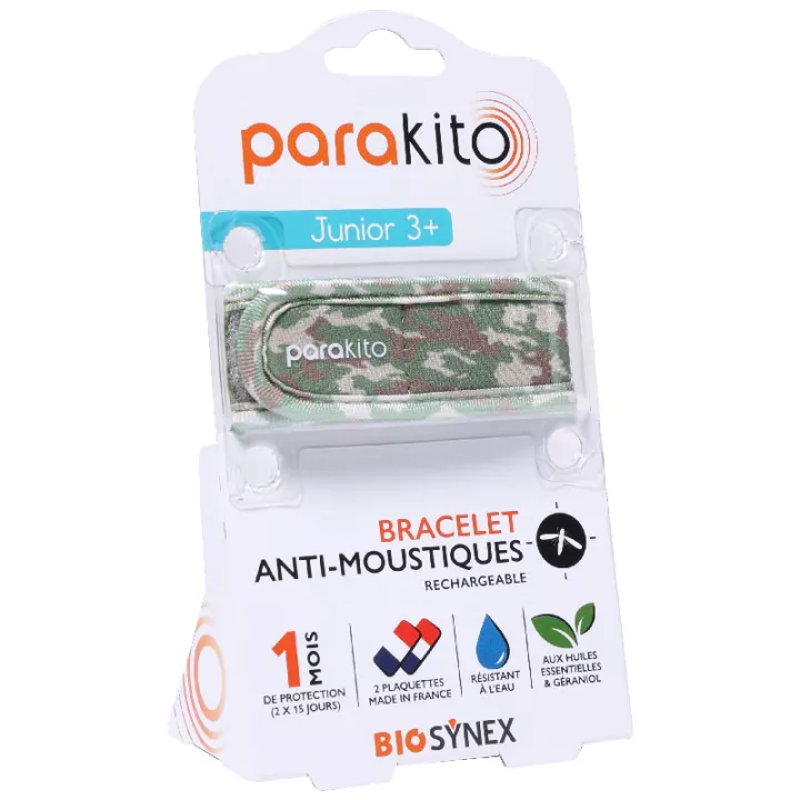 Parakito Junior Bracelet Anti-Moustiques Rechargeable