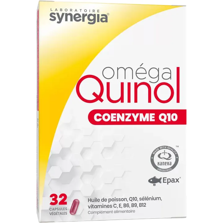Omega Quinol Synergia Ubiquinol Omega3 32 cápsulas