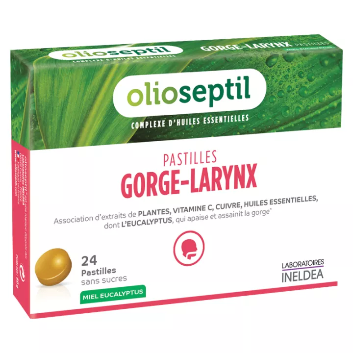 OLIOSEPTIL GARGANTA TABLETS LARINGE BOX 24