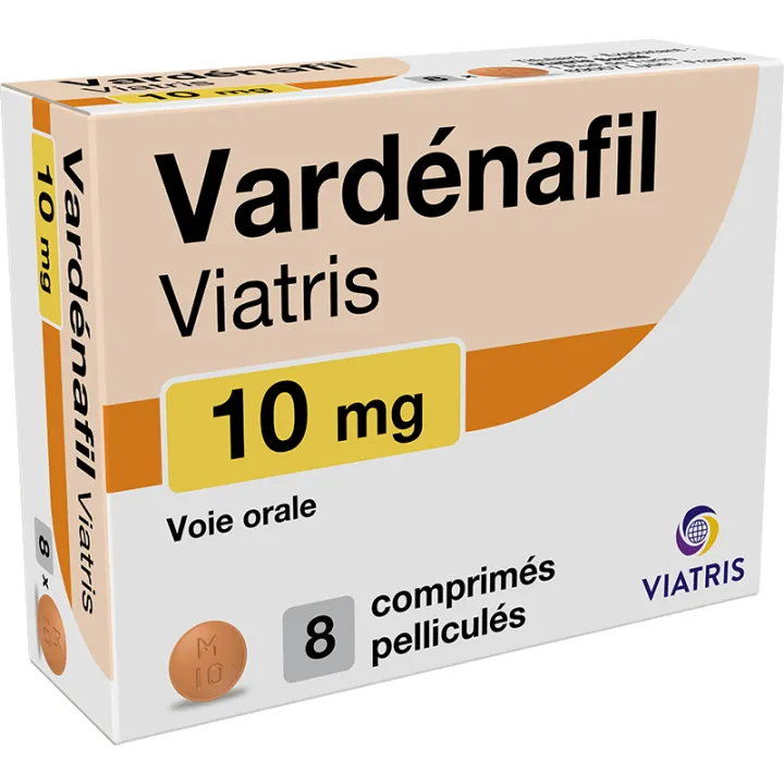 Vardenafil 10 mg Viatris Dysfonction Érectile comprimés