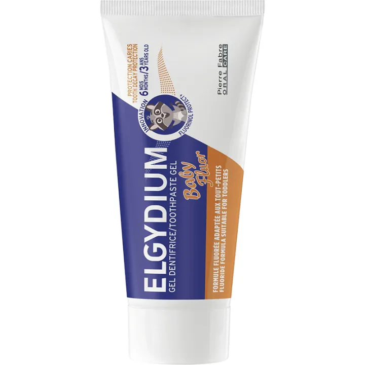 Elgydium Baby Fluor Pasta dentífrica Protección anticaries 6 meses/3 años 30ml