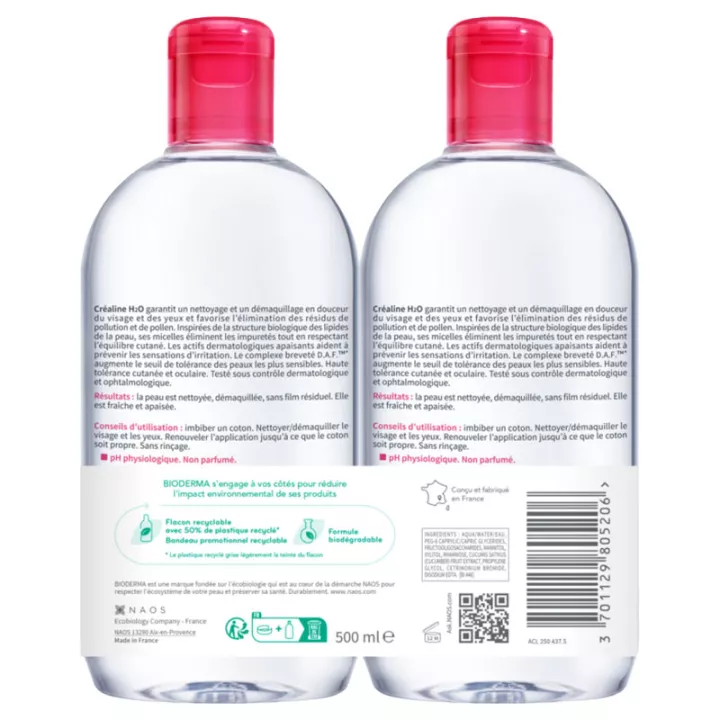 Bioderma Créaline H2O Mizellenlösung ohne Parfüm