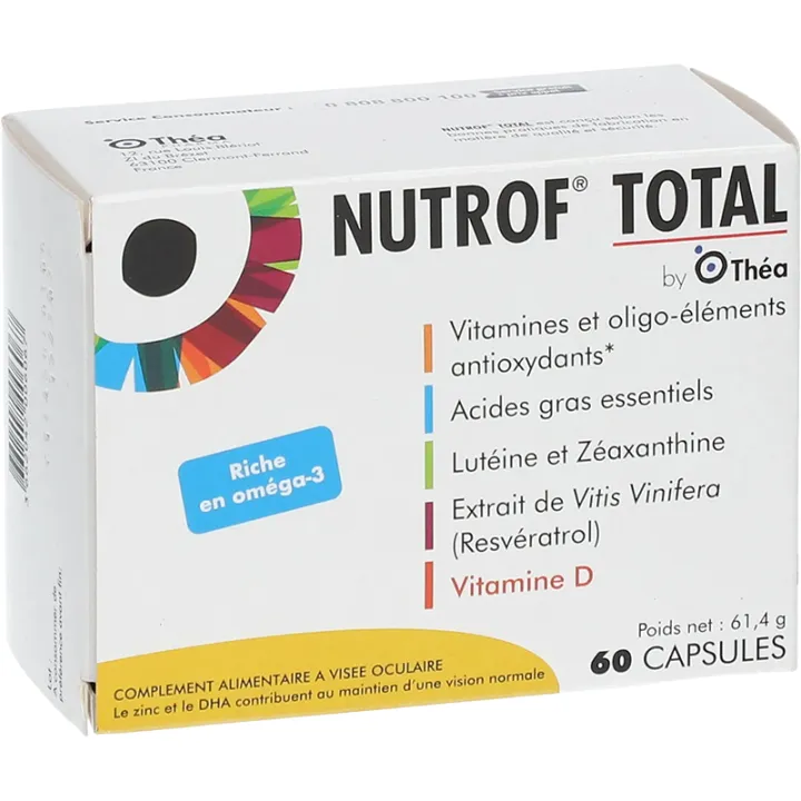 Nutrof Total – Nahrungsergänzungsmittel für die Augen 