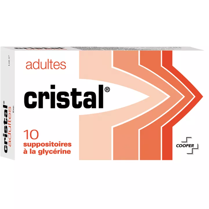 CRYSTAL supositorios de glicerina ADULTO COOPER BOX 10
