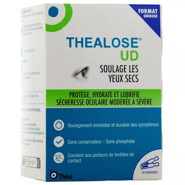 Thealose UD Eye drops for dry eyes 30 single doses