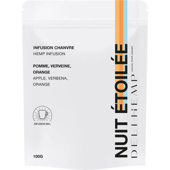 Delihemp Nuit étoilée Infusion Chanvre Bio 100g