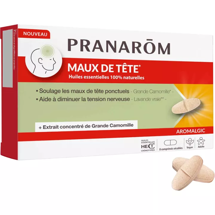 Pranarom Mal di testa Aromalgico 8 compresse