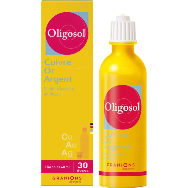 Oligosol Cuivre Or Argent Cu-Au-AG Labcatal 60 ml